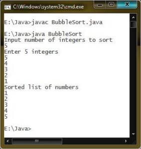 Bubble Sort Program In Java Algorithm | Code Creator Programs